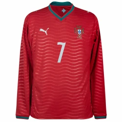 Camisa Seleção Portugal Home 2026/27 Ronaldo 7 - Manga longa