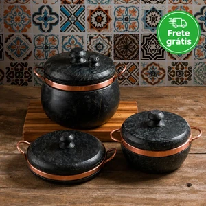 JOGO 3 Peças - Cozinha de Pedra 2.0