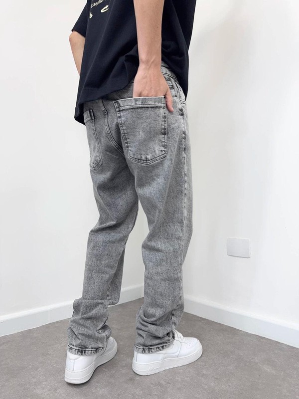 Calça Jeans Reta Vintage Brothers Estonada