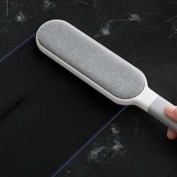 Removedor de pêlos de animais de estimação de dupla face, escova de fiapos pegajosa eletrostática manual, para gato, roupas, sofá, móveis, limpeza de carpetes