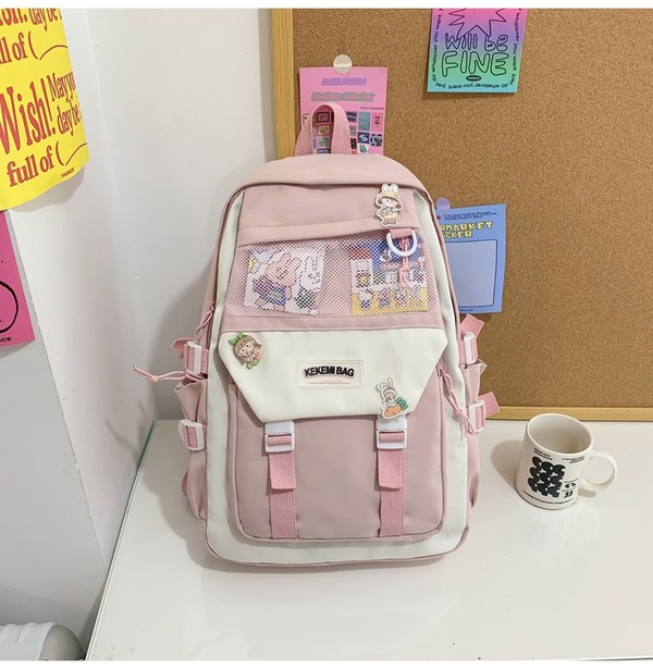 Mochila escolar para viagem mochila de estudante de grande capacidade