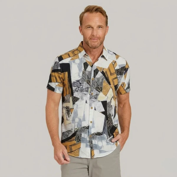 Camisa Vinser Riviera Geo