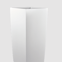 Vaso Quadrado de Fibra de Vidro Toulan