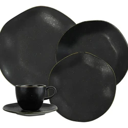 Aparelho de jantar 20 peças volcano ryo Oxford porcelana