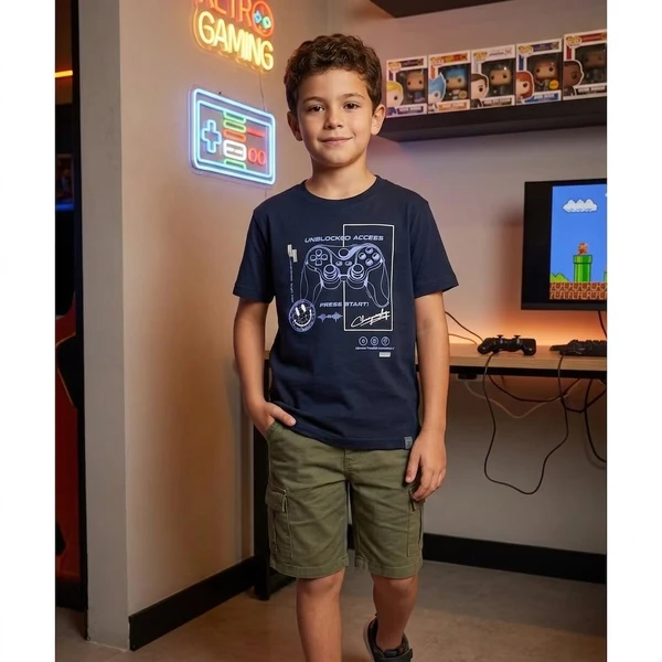 CAMISETA MASCULINA 47958 PULLA BULLA PRETO
