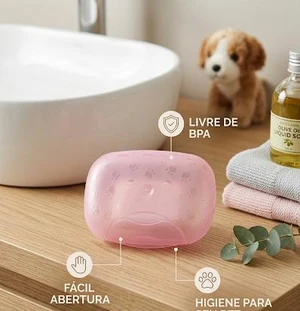 SABONETEIRA VIAGEM ROSA