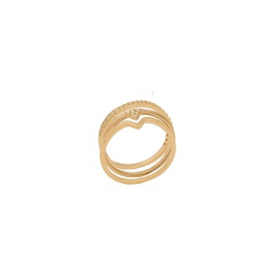 Anéis Trio Dourado