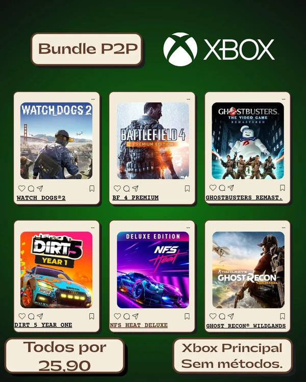 P2P Choice Bundle - Ação e Corrida