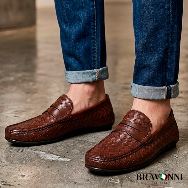 [COMPRE 1 LEVE 2] Mocassim Flexível Antiderrapante em Malha Trançado Premium