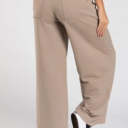 Calça Moletom Sem Pelúcia Wide Leg Tai Terra