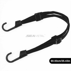 Seametal tiras de capacete para banco traseiro de motocicleta, corda elástica para capacete de motocicleta, ajuste de alça fixa, corda de mercadorias, 60cm/90cm