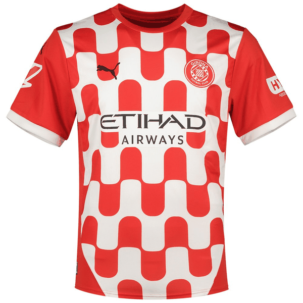 Camisa Girona I 24/25  Puma - Vermlha e Branco