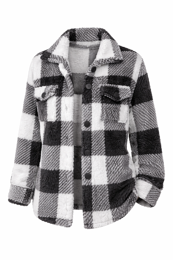 Casaco Feminino Xadrez Teddy