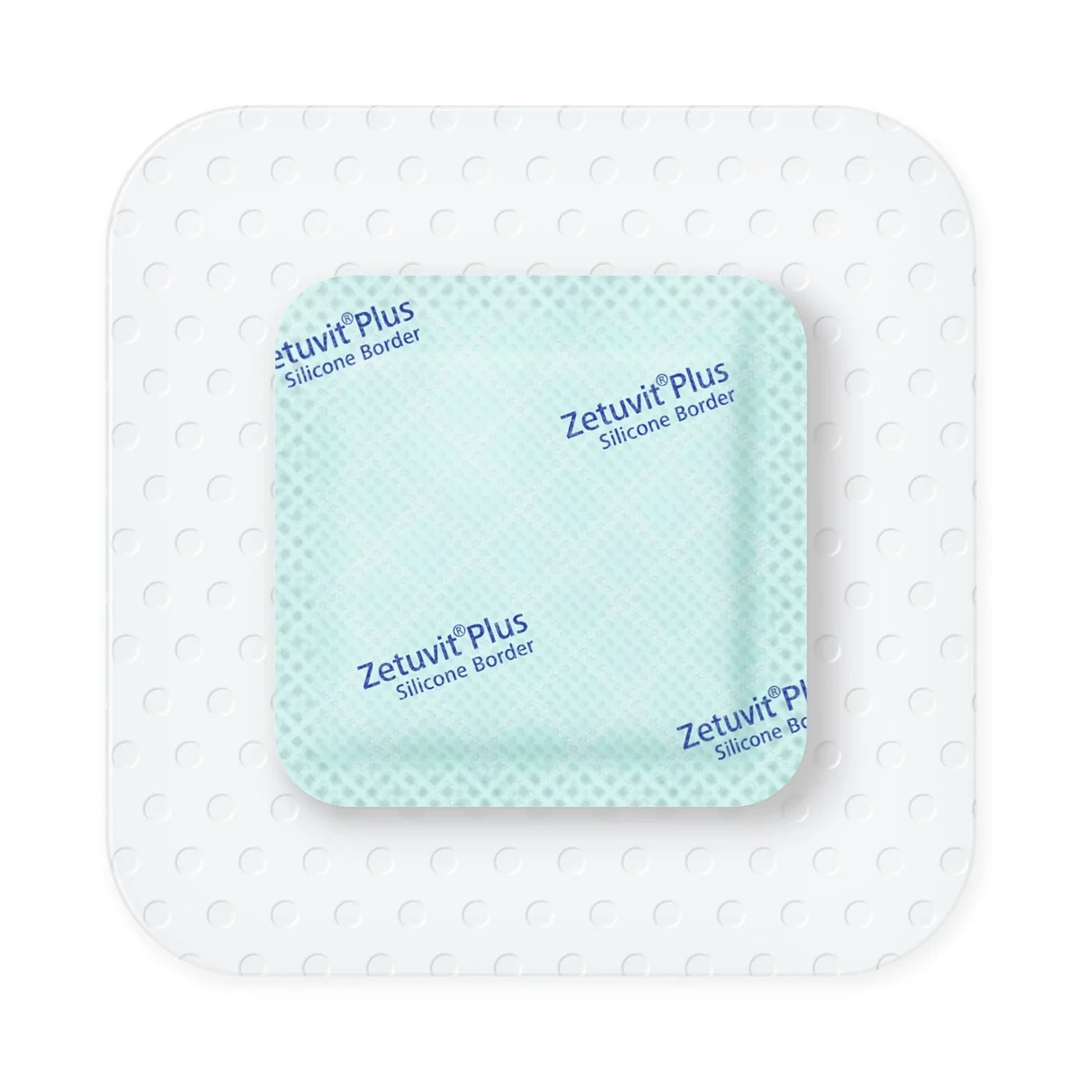 Zetuvit Plus Silicone Border - 10 x 10 cm - Hartmann - Loja