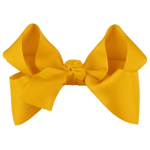 Laço de Cabelo - Amarelo Liso