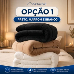 MellowSoft™ Edredom Premium Algodão Turco - Conforto de Hotel 5 Estrelas 