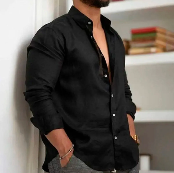 Camisa de Linho Masculina Firenzi