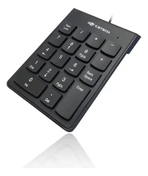 Teclado Numérico C3Tech KN-12BK USB