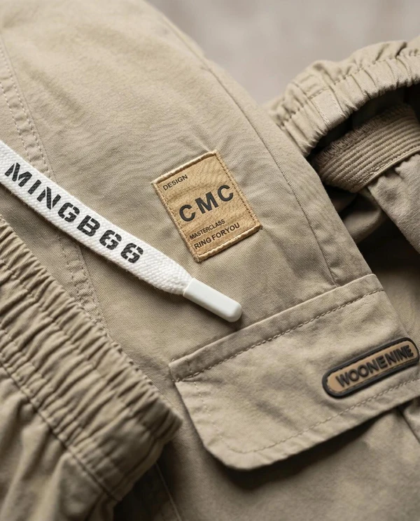 [Leve 3, Pague Só 2] Calça Cargo Orion Masculina em Algodão, Poliéster e Fibras Elásticas de Corte Jogger com Bolsos Utilitários