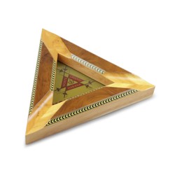Cinzeiro para 3 Charutos de Madeira Triângulo - Montecristo