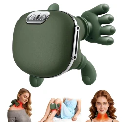 Massageador Elétrico 4D para Pescoço e Ombros com Aquecimento