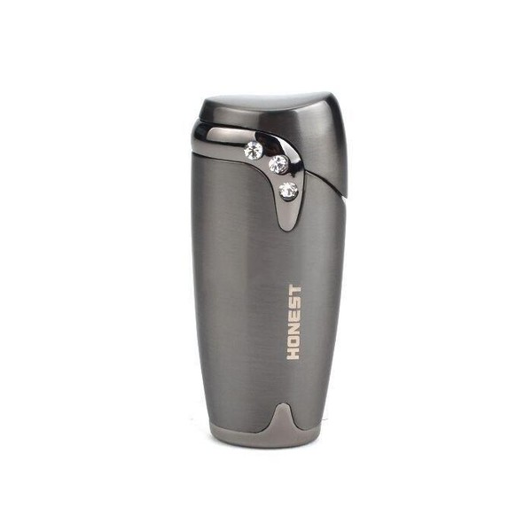 Isqueiro Maçarico Honest 412 - Chumbo (1 Chama)