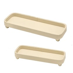 Jogo 2 Bandejas Decorativas Off White
