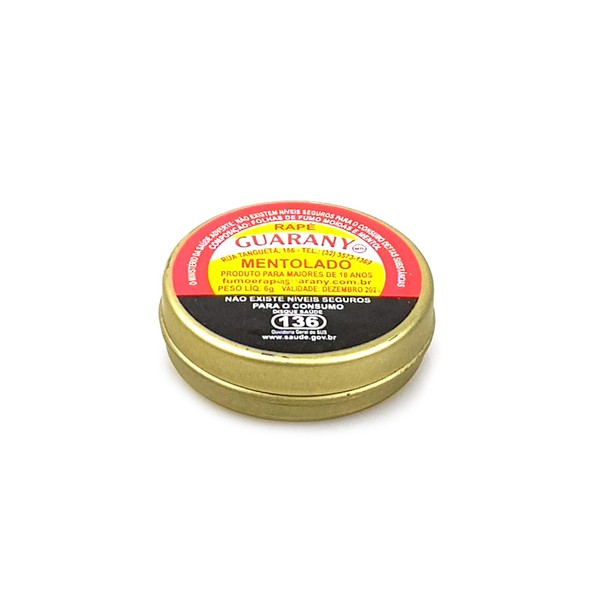 Rapé Guarany Mentolado - Lata 6g