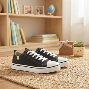 TENIS FREESTYLE PRETO/AMARELO KLIN INFANTIL 256047 