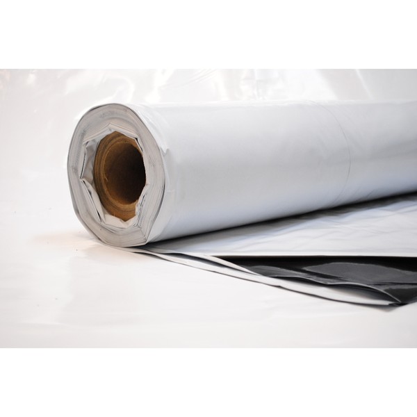 Lona dupla face preta e branca 200 micras 4x5m