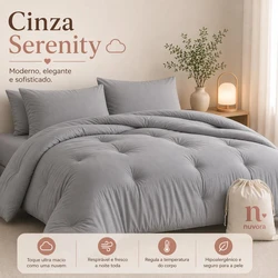 Promoção de inverno (Pague 1 Leve 2) Edredom Marshmallow 2 em 1 + Frete Grátis