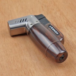 Isqueiro Maçarico Honest 304 - Marrom (2 Chamas)