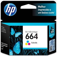 Cartucho HP 664 Colorido F6V28AB
