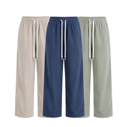 [LEVE 3 PAGUE 2] Calça Feminina Flora em Seda Gelo e Sarja (Um toque chic para o seu look!)