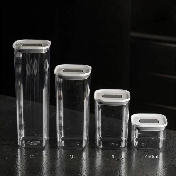 Pote Hermético Ou Quadrado 450ml Linha Duo Lock