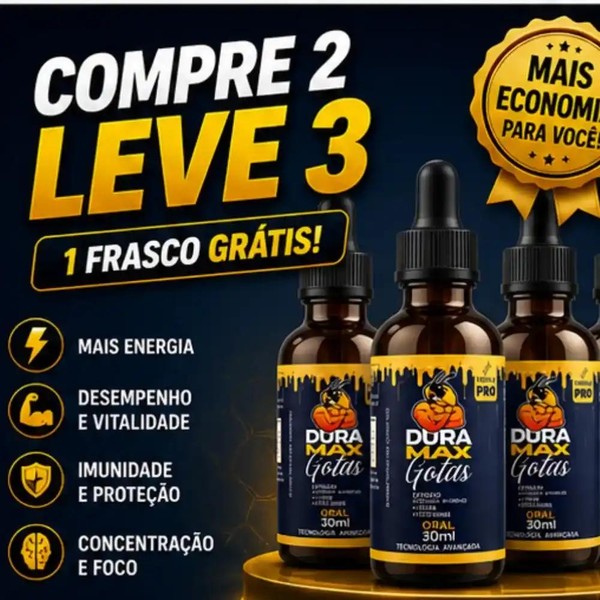 Duramax Gotas  - Super Oferta Compre 2 Leve 3 + Frete Grátis