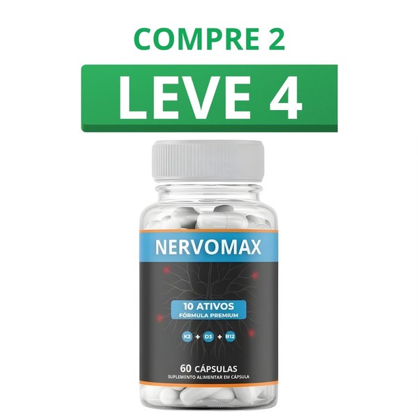 Nervomax 60 Cápsulas + Frete Grátis