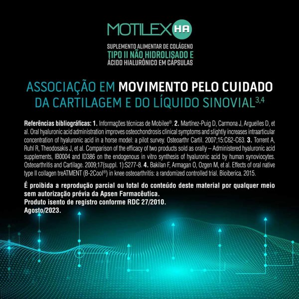 Motilex HA 60 Cápsulas - Promoção + Frete Grátis
