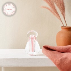 Mini Imagem Nossa Senhora em Murano Jade Rosa PP