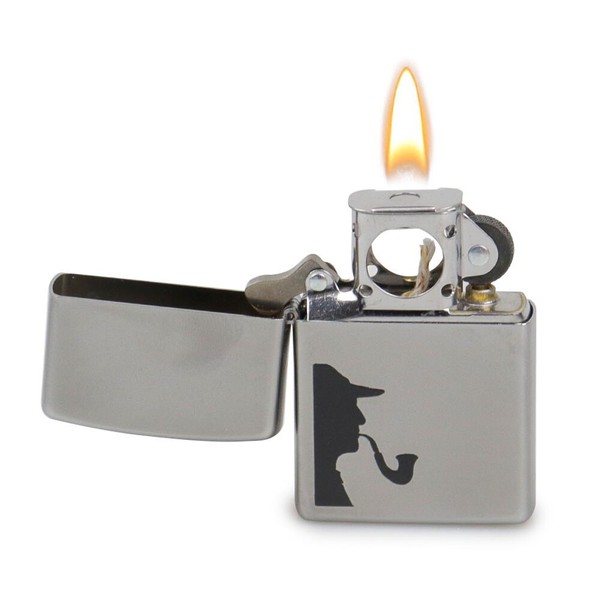 Isqueiro Zippo Sherlock Holmes Pipe (Para Cachimbo)