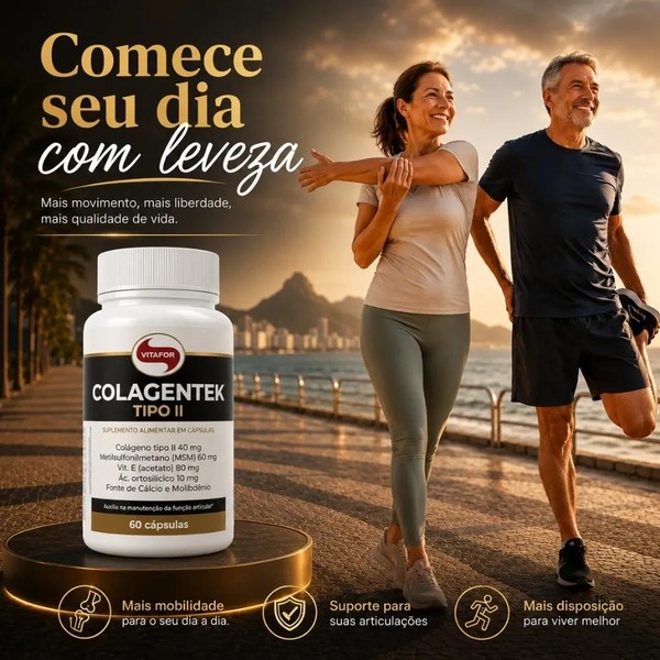 Colagentek - Kit com 2 Frascos de 60 Cápsulas + Frete Grátis