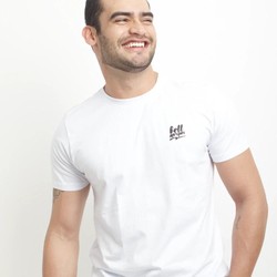 Camiseta Branca Bell Marques Básica - Masculina