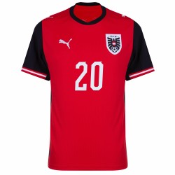 Camisa Seleção Áustria Home 2026/27 Laimer 20