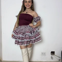 Conjunto Junino - Cereja