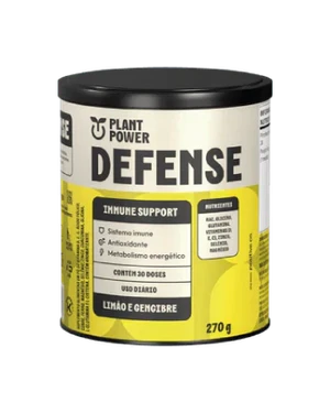 DEFENSE - LIMÃO E GENGIBRE - 270G - PLANT POWER