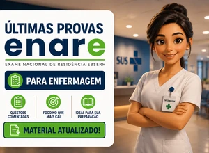 ENARE 2026 Enfermagem: baixe grátis as provas originais + Prova Mapeada