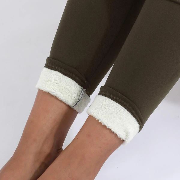  legging termica peluciada gola alta 