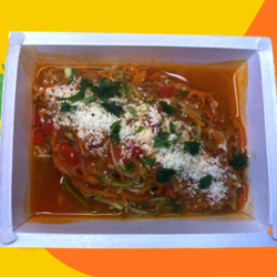 Espaguete de Abobrinha com Cenoura ao Molho Sugo-300Gr