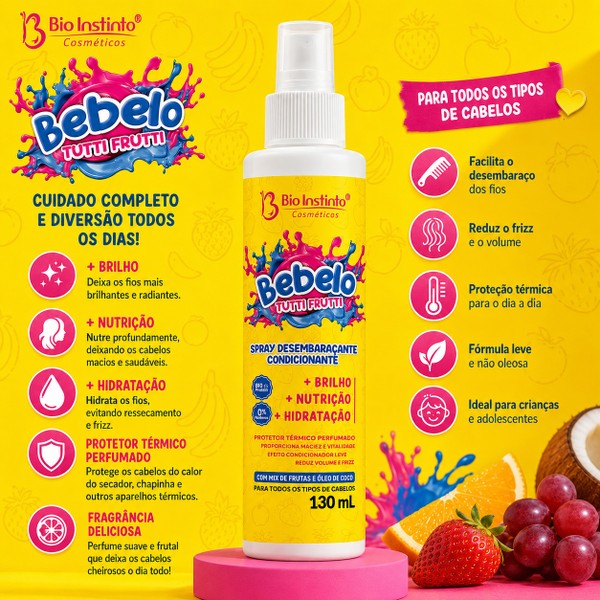Spray Condicionante Desembaraçante Tutti Frutti