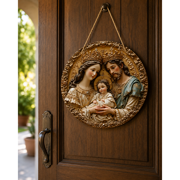 Decoração Sagrada Família da Proteção
